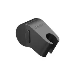 Produktbild: hansgrohe WallStoris - Push-Duschkopfhalterung, Duschbrausehalterung höhenverstellbar, Badezimmer Zubehör, Dusche Zubehör, Mattschwarz, 27917670