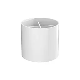 Produktbild: hansgrohe WallStoris - Zahnputzbecher, Zahnbürstenhalter ohne bohren, Badezimmer Zubehör, Bad Accessoires, Mattweiß, 27921700