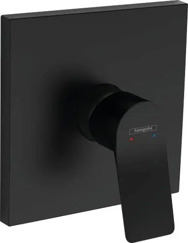 Produktbild: hansgrohe Wannenarmatur Vivenis, Unterputz Brausebatterie, Duscharmatur für 1 Funktion, Mattschwarz
