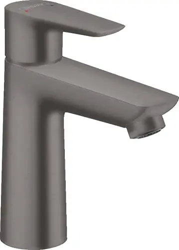Produktbild: hansgrohe Wasserhahn Talis E (Armatur mit Auslaufhöhe 110mm), Einhebel-Waschtischmischer ohne Ablaufgarnitur, Black Chrome