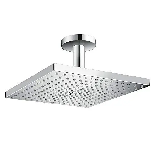 Produktbild: hansgrohe wassersparender Duschkopf Raindance E 300 Regendusche (Kopfbrause mit Deckenanschluss) chrom