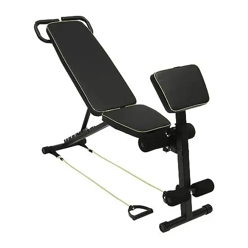 Produktbild: Hantelbank Klappbar Verstellbar, Mehrzweck-klappbare Bank, Utility Weight Bench for Full Body Workout, für Schrägbank & Flachbank für Bankdrücken, Rückentrainer & Fitness, 500KG Gewichtskapazität