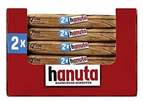Produktbild: Hanuta 18x44g - Haselnuss-Schnitten mit knusprigen Waffeln
