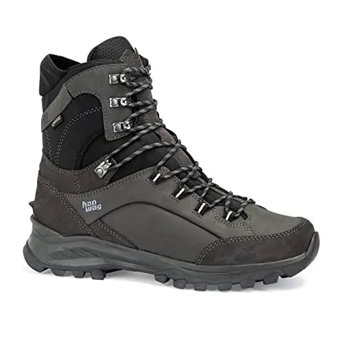 Produktbild: Hanwag M Banks Snow GTX Grau-Schwarz - Gore-Tex Komfortabler wasserdichter Herren Gore-Tex Wanderstiefel, Größe EU 46