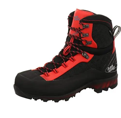 Produktbild: Hanwag M Ferrata Ii GTX Rot-Schwarz - Gore-Tex Wasserfester atmungsaktiver Herren Goretex Bergstiefel, Größe EU 42.5