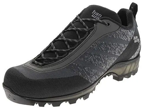 Produktbild: Hanwag M Ferrata Light Low GTX Grau - Gore-Tex Wasserdichter halbhoher Herren Bergschuh, Größe EU 41.5 - Farbe Asphalt