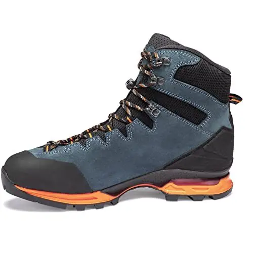 Produktbild: Hanwag M Makra Trek GTX Blau - Gore-Tex Technischer wetterfester Herren Bergschuh, Größe EU 46 - Farbe Steel - Orange