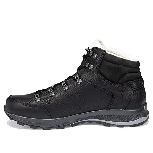 Produktbild: Hanwag M Travi Schwarz - Strapazierfähiger komfortabler Herren Leder Wanderstiefel, Größe EU 46 - Farbe Black - Black