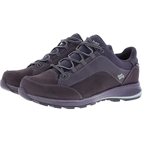 Produktbild: Hanwag W Banks Low Bunion Lady GTX Grau - Gore-Tex Bequemer eleganter Damen Leder Wander-Halbschuh, Größe EU 40.5 - FA