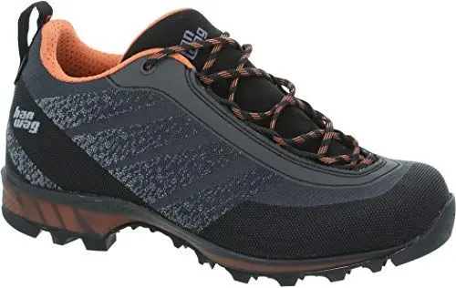 Produktbild: Hanwag W Ferrata Light Low Lady Grau - Widerstandsfähiger halbhoher Damen Bergschuh, Größe EU 37 - Farbe Asphalt - Orink