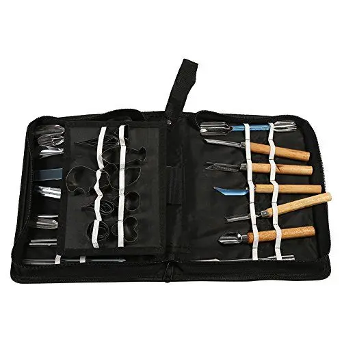 Produktbild: Haofy Carving Tool Set, 1 Set 46Pcs Carving Tools Kit Tragbares Gemüse Obst Lebensmittel Meißel Küche Schneideprodukte