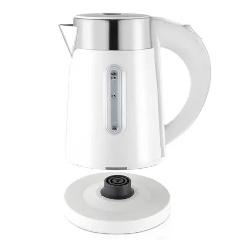 Produktbild: Elektrischer Wasserkocher aus Edelstahl, 0,8 L, 800 W, Schnelles Kochen, Sichere Automatische Abschaltung