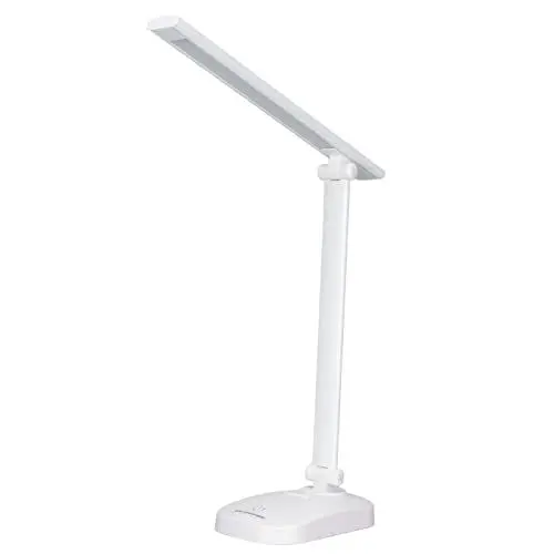 Produktbild: Haofy Faltbare LED Tischlampe, Dimmbare Schreibtischlampe mit Touch Steuerung, Wiederaufladbare USB Bürolampe, Nachtlicht für Tisch, Schlafzimmer, Nachttisch, Büro, Farbwechsel