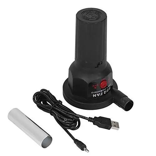 Produktbild: Haofy Grillluftgebläse Tragbares Grillgebläse mit USB-Kabel, Handgrill-Ventilator Grillstrom-Luftgebläse Feuerbälge Werkzeug Zum Kochen Im Freien, Picknick, Camping