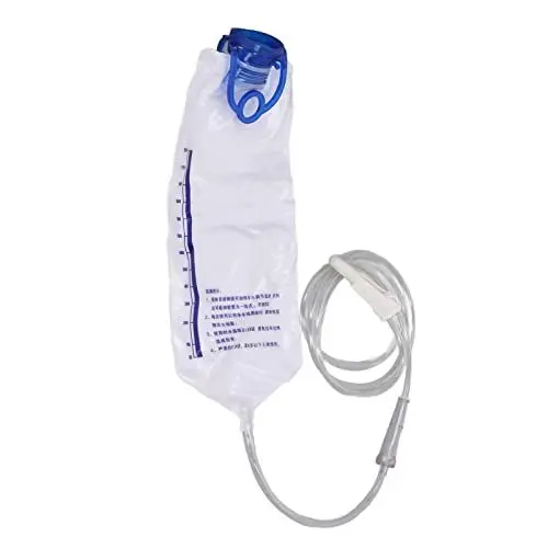 Produktbild: Haofy Heim-Klistierbeutel-Kit, Wiederverwendbar, 1200 Ml, Langlebiges PVC, Einfache Bedienung, Kaffee-Einlauf-Kit Zur Linderung von Verstopfung, für die Darmreinigung auf Reisen