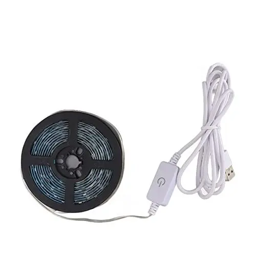 Produktbild: Haofy LED-Lichtleiste, Wasserdicht, Schneidbar, USB-LED-Lichtleiste, Dimmbar, Touch-Schalter