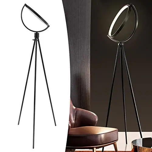 Produktbild: Haofy LED Stehlampe, 360 ° Drehbare Moderne Stehlampe mit Stativ, 1500LM Schlafzimmer Leselampen für Schlafzimmer, Wohnzimmer, Büro, Farbtemperatur Einstellbar(EU)