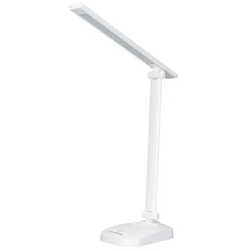 Produktbild: Haofy LED Tischlampe, Faltbare Schreibtischlampe mit Touch Steuerung, Wiederaufladbare USB Bürolampe, Buch Leselampe für Tisch, Schlafzimmer, Nachttisch, Büro, Reisen