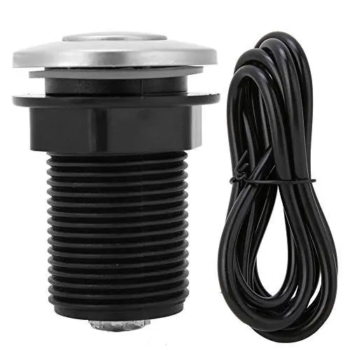 Produktbild: Haofy Luftschalter für Jacuzzi-Wanne Müll-Schrott-Luftschalter Automatischer Selbstsperrknopf + Pneumatisches Luftschlauch-Kit Hochsicherer Müllentsorgungs-Luftschalter Ist die Beste Wahl