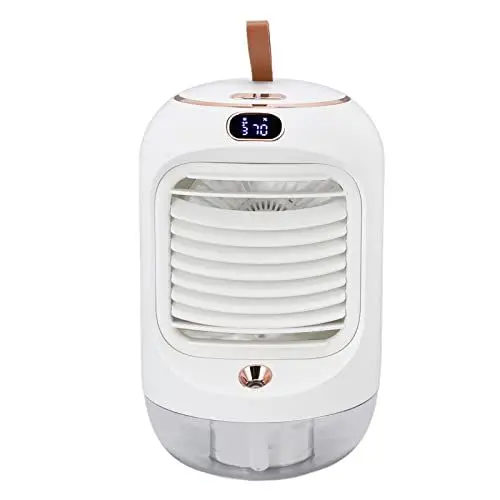 Produktbild: Haofy Mini-Klimaanlage mit Wasserkühlung, 3 Gängen, 5 Flügeln für das Büro (Weiss)