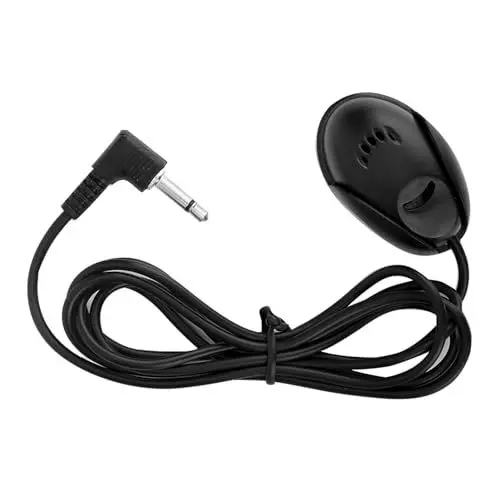 Produktbild: Haofy Mini 3,5 Mm Externes Mikrofon für Autoradio GPS Radio DVD Automikrofon Stereo 3,5 Mm FM-Transmitter für Auto mit