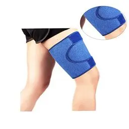 Produktbild: Haofy Oberschenkelbandage für Damen Herren, Kompression Oberschenkel Bandage mit Klettverschluss und Rutschfest Einstellbar Gurt, Kniesehne Oberschenkel Unterstützung für Verhindern Muskelzerrungen