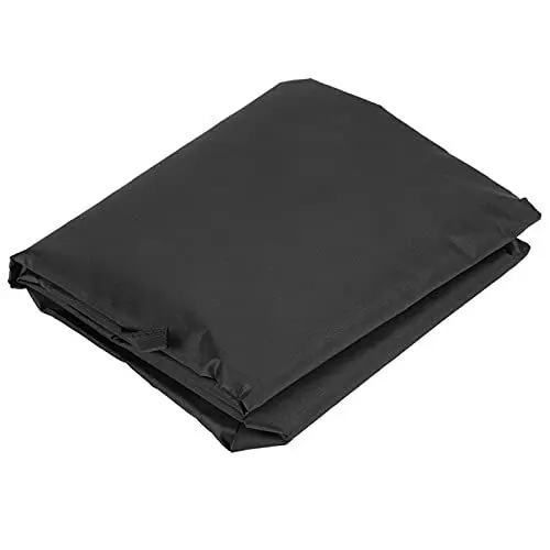 Produktbild: Haofy Schaukelstuhl-Kissenbezug, 3-Sitzer-Schaukelstuhl-Kissen-Ersatz-Gartenhof Im Freien, Wasserdichter Polyester-TAFT-Hängematten-Sitzkissenbezug für Terrasse, Garten, Hof (Schwarz)