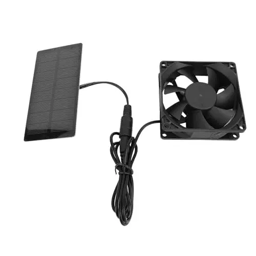 Produktbild: Haofy Solarpanel-Abluftventilator-Set, Effiziente, Leise Solarlüftung für Camping-Bootszelte