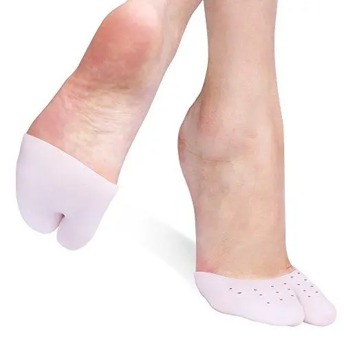 Produktbild: Haofy Zehenschutz Silikon Gel Zehenkappen, 1 Paar Weich Pumps Zehenschutz Zehenschoner Ballet Spitzenschoner für Spitzenschuhe Ballettschuhe High Heel Pumps, Geeignet für Damen Herren