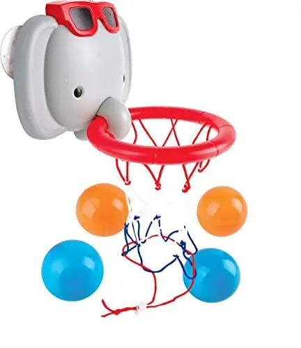 Produktbild: Hape Badespaß mit dem Elefanten-Basketballkorb, Badewannenspielzeug, ab 18 Monaten, E0221, Bunt