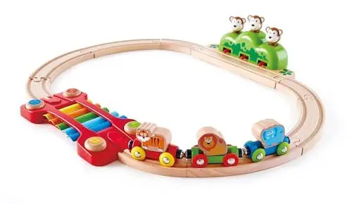 Produktbild: Hape E3825 Kleines Tier-Eisenbahnset