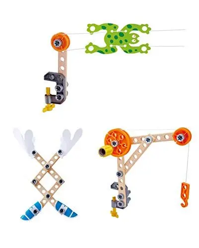 Produktbild: Hape Junior Inventor Bausatz für Tüftler Experimentierset, Mint-Spielzeug, ab 4 Jahre