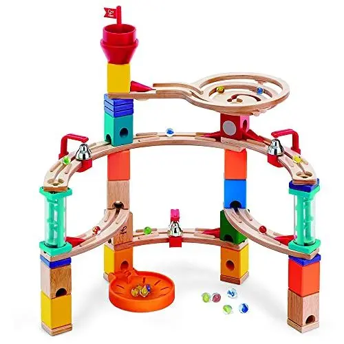 Produktbild: Hape Quadrilla BAU-Set Aus der Burg entkommen aus Holz mit zahllosen Aufbaumöglichkeiten, ab 4 Jahre