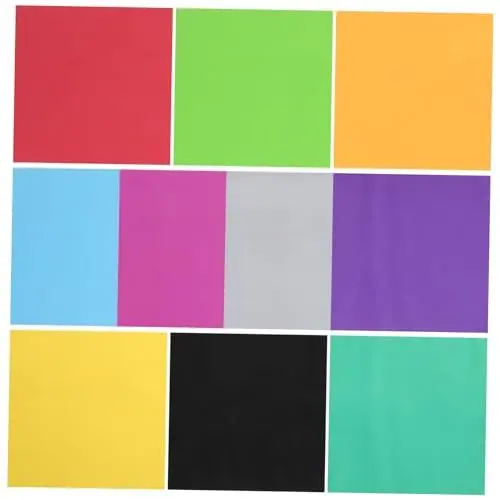 Produktbild: HAPINARY 10St Bastelmaterialien selber machen bunter Karton Schaumstoffplatte Schaumstoffmatten für Schwamm basteln packetbandrollen packwürfel toy Schwammpapiere Scrapbooking-Bastelpapier