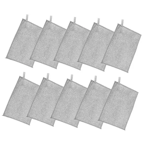 Produktbild: HAPINARY 10 Stück Silber Geschirrtuch Lappen Geschirrspültücher Geschirrtuch Staubwedel Tuch Für Tisch Geschirrspültuch Geschirrtuch Küche Scheuermittel Reinigungsmittel Waschlappen Grau