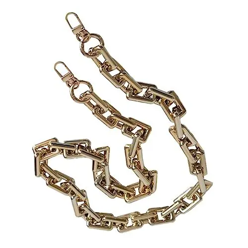 Produktbild: HAPINARY Handtaschen-Ketten-Set vergoldet gesteppter Kettenriemen Handtaschen-Zubehör Abnehmbarer Schultergurt für Handtaschen-Ersatz