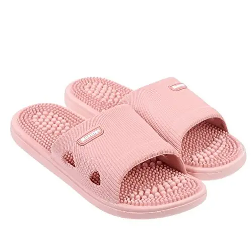 Produktbild: HAPINARY 1 Paar Pummys Damen Original Hausschuhe Unisex Sommer Slippers für Drinnen Rutschfeste Pantolettenverschiedenen Farben Bequemes und Leichtes Indoor Fußbekleidung