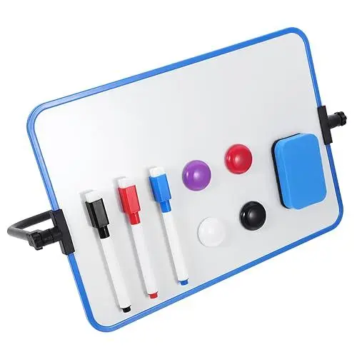 Produktbild: HAPINARY 1satz Tragbares Doppelseitiges Whiteboard Für Büro Und Zuhause Magnetische Memo-tafel Trockenlösch-notiztafel Für Planung Und Kreative Displays