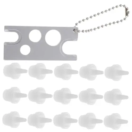 Produktbild: HAPINARY 1 Satz Pfropfen von Wimpernwerkzeugen wimpernkleber entferner Roller-Flaschenöffner flaschenöffner metall Wimpernkleber Flaschenöffner ätherische Öle Dosenöffner Flaschenentferner