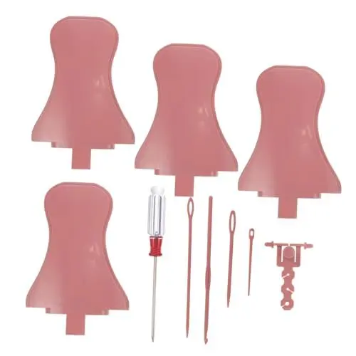 Produktbild: HAPINARY 1 Satz Strickmaschine Strickmaschine Häkelmaschine Strickmaschinenzubehör-set Garnhalter Für Strickmaschine Zubehör Für Strickmaschinen Strickzubehör-kit Tragbare Häkelnadel Metall