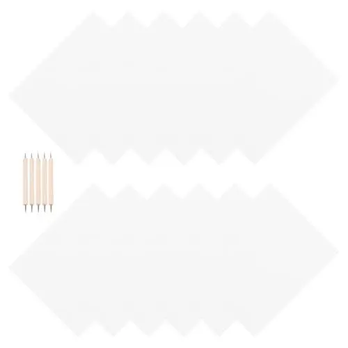 Produktbild: HAPINARY 1 Satz Zeichenstift-punktierungswerkzeug Weißes Carbon-transferpapier Für Stoff Transferpapier Für Aquarell Schablonendrucker Zum Tätowieren Wärmeübertragungspapier Bambus