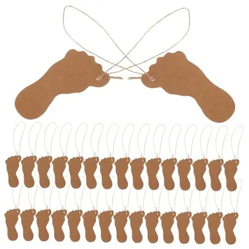 Produktbild: HAPINARY 1 Set Geschenkverpackungsanhänger Beschreibbare Anhänger Zum Aufhängen DIY Bastelanhänger Geschenkanhänger Für Geschenktüten Geschenkverpackungsanhänger Geschenkanhänger Für
