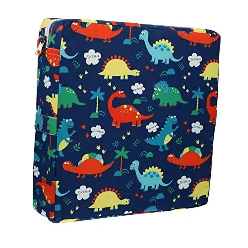 Produktbild: HAPINARY 1 STK Booster-pad Rutschfester Sitzerhöhung Babystuhlauflage Dinosaurier-stuhlauflage Verstellbares -Booster- Hochstuhlkissen Erhöht Kinderstuhl Kleinkind Polyester