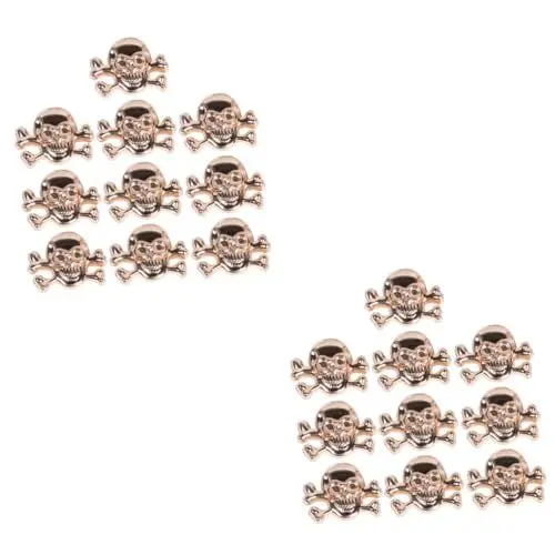 Produktbild: HAPINARY 20 Stk Geisternieten Nieten Ghost Studs Nieten Nageldekorationen Für Nagelkunst Punk Nieten Zierniete Nagel-punk- -gestüt Schädelnieten Spikes Nagel Runder Bolzen