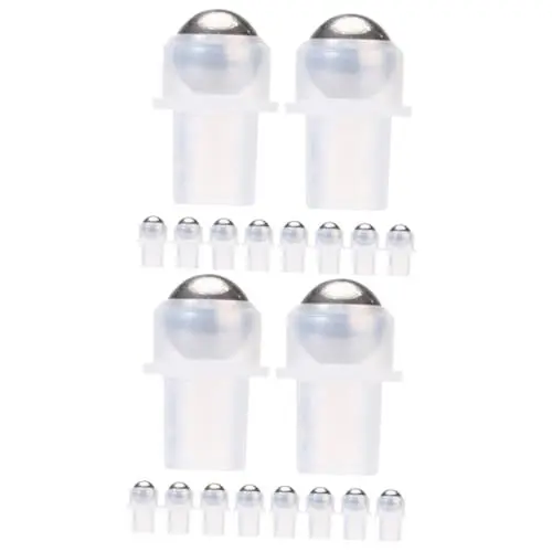 Produktbild: HAPINARY 20 Stk Zubehör Für Rollerballflaschen Flaschen Mini Rollcontainer Nachfüllbare Parfümbehälter Rollkugeln Für Ätherische Öle Flaschen Für Massagerollen Behälterfläschchen Stahl