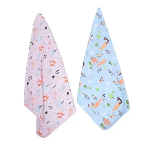 Produktbild: HAPINARY 2St Wickelunterlage für Babys babymatte matte Wickeldecke Babybett Wickelauflage Wickelkommode wasserdichte Bettunterlage wasserdichte Unterlage Baumwolle