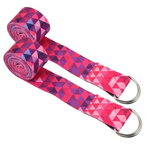 Produktbild: HAPINARY 2St Yoga-Gummiband Schulter-Stretchbänder für das Fitnessstudio Widerstandsbänder zum Dehnen Trainingsbänder Bands fitnessband fitnessbänder Stretchband Yoga-Versorgung Baumwolle