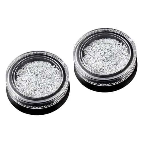 Produktbild: HAPINARY Schneeflocken-nagel-pailletten Nagelkunst-aufkleber Für Frauen Und Mädchen Weihnachtsdekoration
