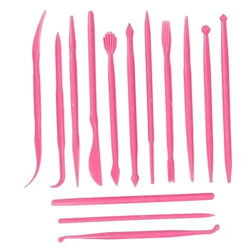 Produktbild: HAPINARY 2 Sets 28-teiliges Ton-skulptur-stifte Kuchendekorationswerkzeuge Fondant-kuchenschneider Polymer-ton-werkzeugset