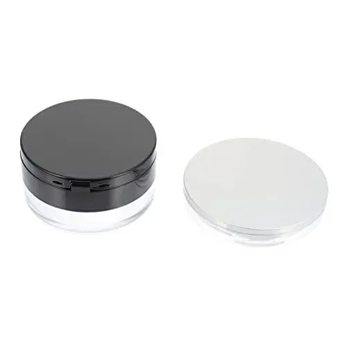 Produktbild: HAPINARY Loses Puffbox-set Mit Spiegel 2 Leere Etuis Für Make-up Kompakter Reisebehälter Robustes Material Leicht Zu Tragen Geeignet Für Alle Arten Von Pudern